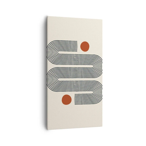 Obraz na plátne - Od začiatku do konca - 55x100 cm