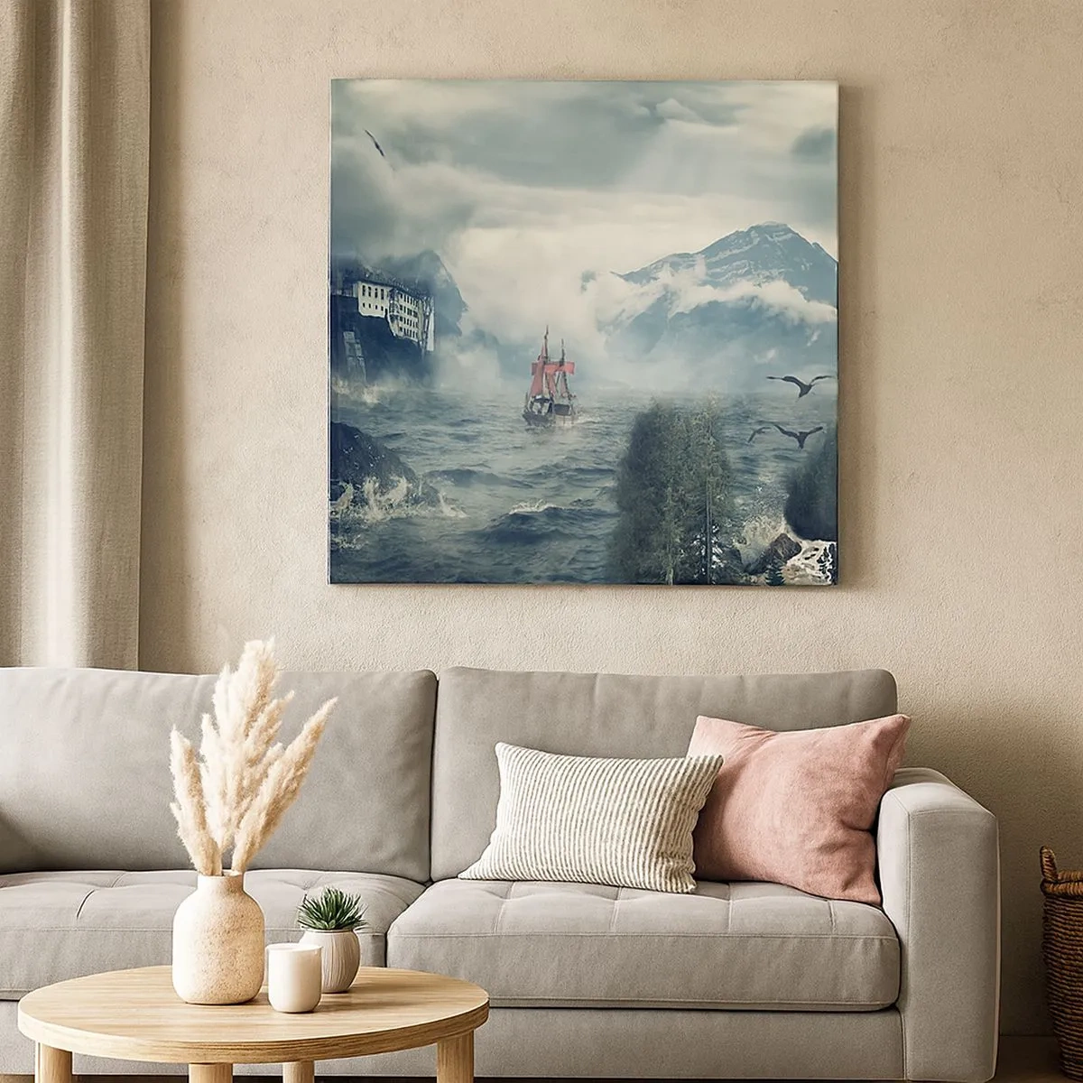 Obraz na plátne - V kúzelných vodách - 30x30 cm