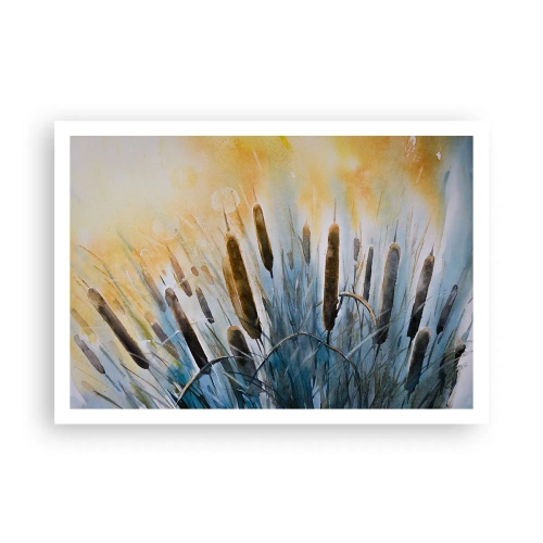 Plagát - Chlad vody, žiara slnka - 100x70 cm