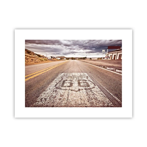 Plagát - Mother Road - americká legenda - 40x30 cm