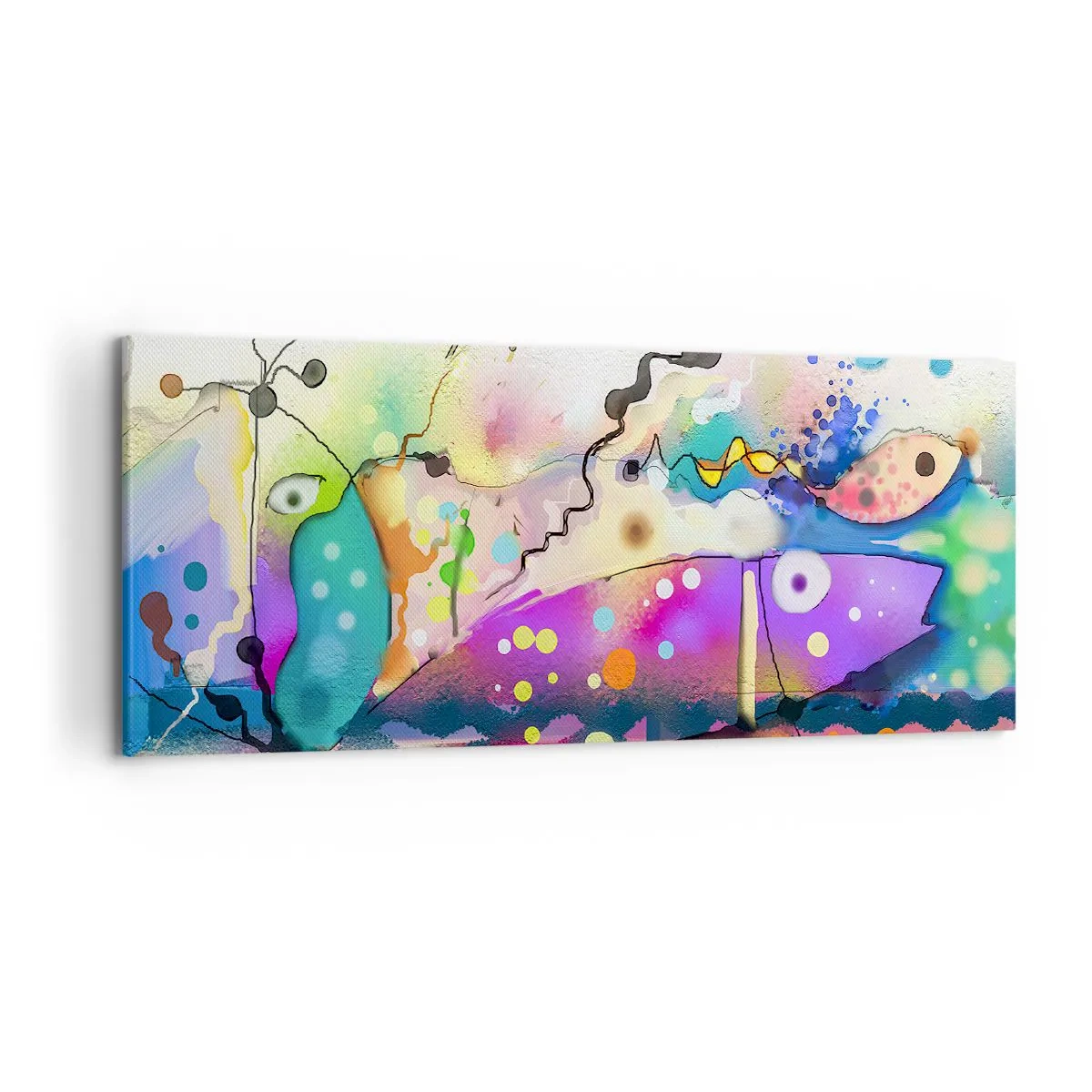 Obraz na plátne - Niet slov! - 120x50 cm