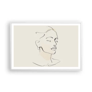 Plagát v bielom ráme - Výrazným ťahom - 91x61 cm