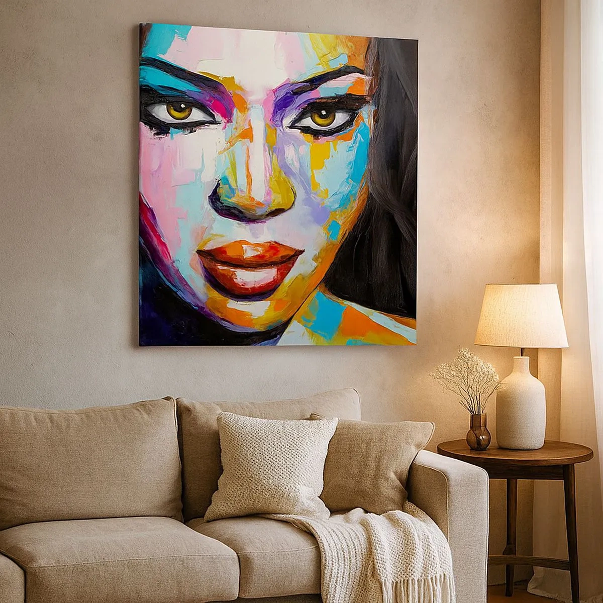 Obraz na plátne - Nejde odtrhnúť oči - 30x30 cm