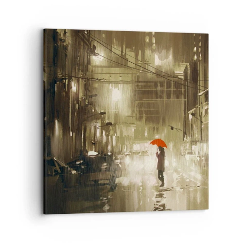 Obraz na plátne - Sama, ale nie osamelá - 70x70 cm