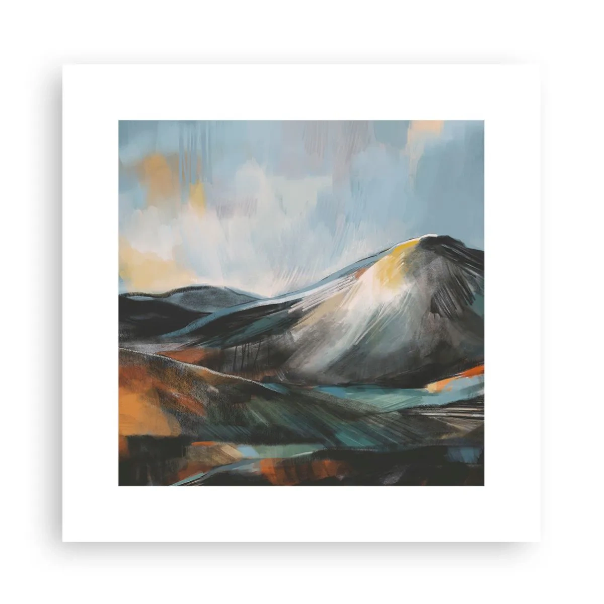 Plagát - Surové a krásne - 30x30 cm