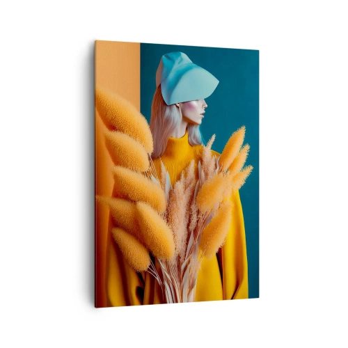 Obraz na plátne - Chlpatý portrét - 70x100 cm