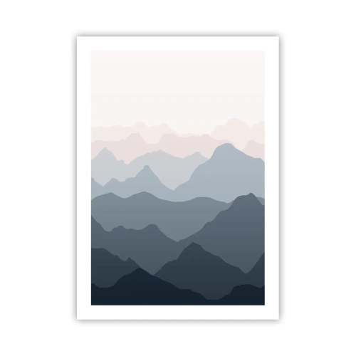 Plagát - Vlny hôr - 50x70 cm