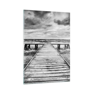 Obraz na skle - Čakám na vietor, čo rozfúka… - 50x70 cm