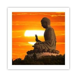 Plagát - Bez strachu zo sveta - 50x50 cm