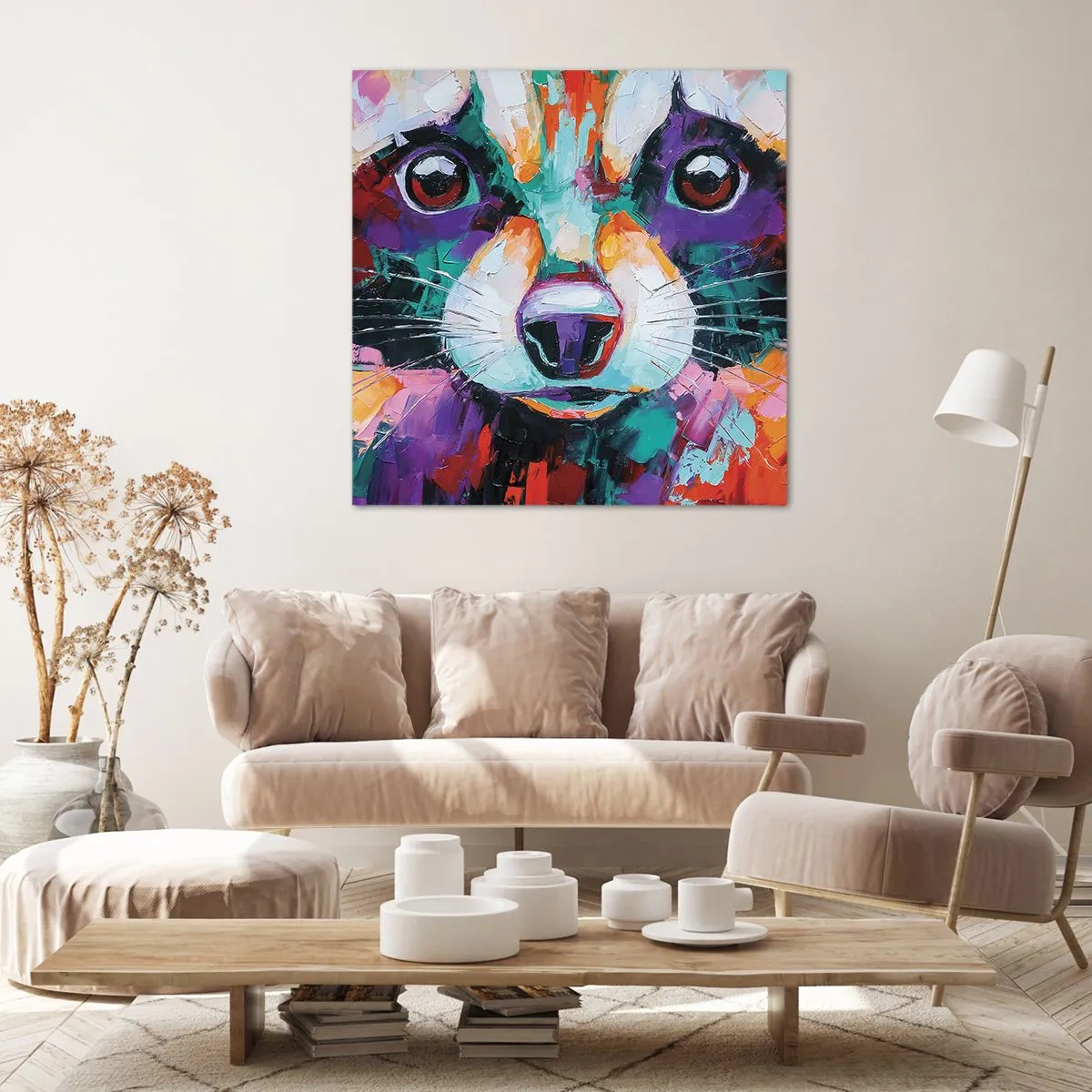 Obraz na plátne - Iba dobré emócie - 70x70 cm