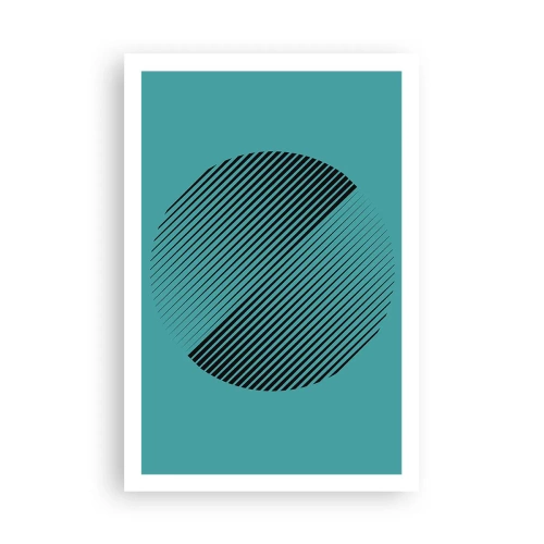 Plagát - Kruh – geometrická variácia - 61x91 cm