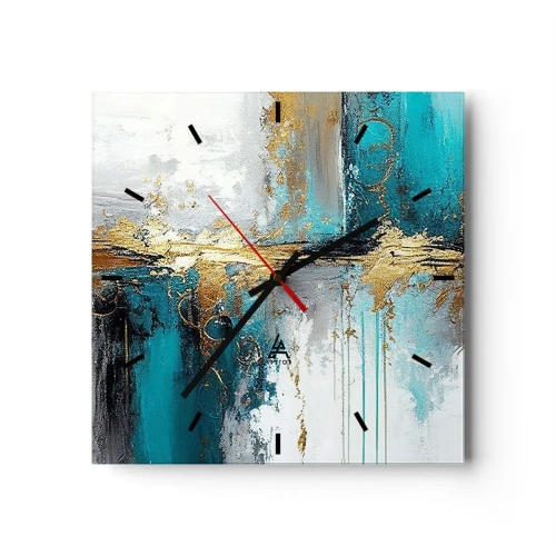 Nástenné hodiny - Všetko plynie - 30x30 cm