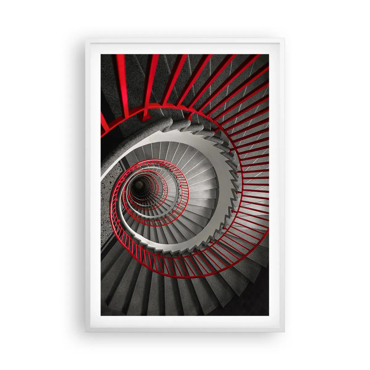 Plagát v bielom ráme - Architektonické hry - 61x91 cm