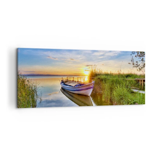 Obraz na plátne - Zátoka splnených snov - 100x40 cm
