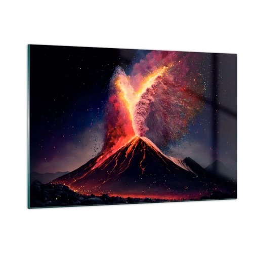 Obraz na skle - Krása a hrôza - 120x80 cm
