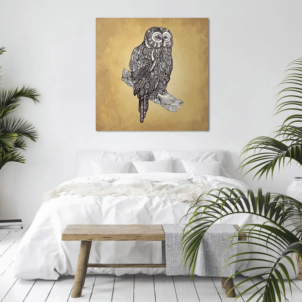 Obraz na plátne - Majstrovské ornamenty múdrosti - 50x50 cm