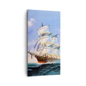 Obraz na plátne - Hrdo s vetrom - 55x100 cm