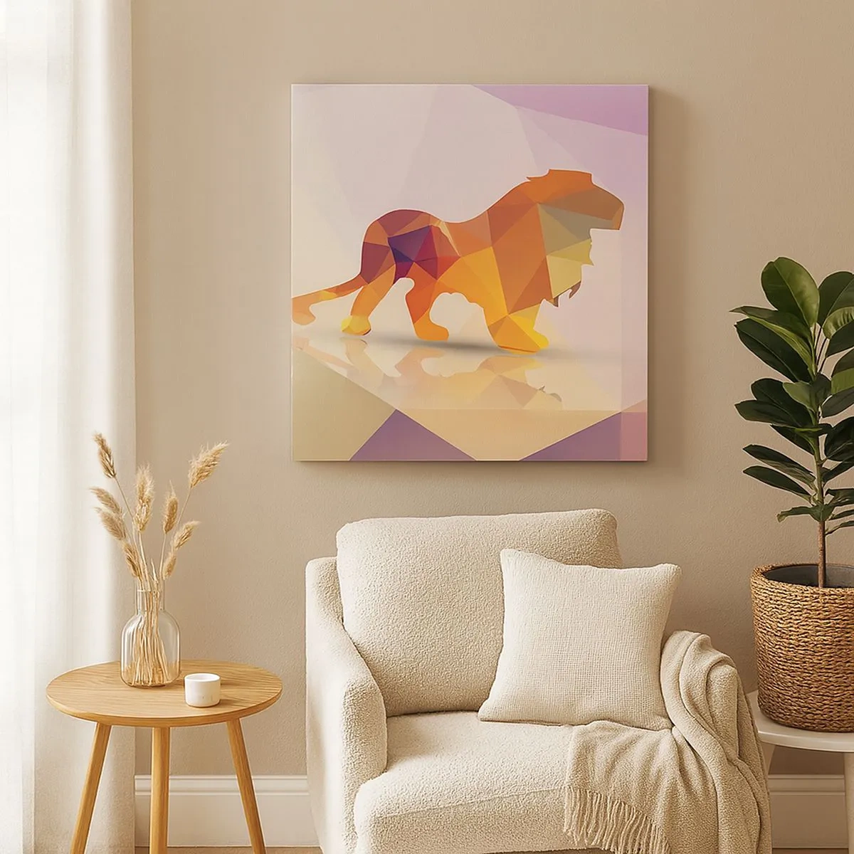 Obraz na plátne - Diamantový kráľ - 30x30 cm