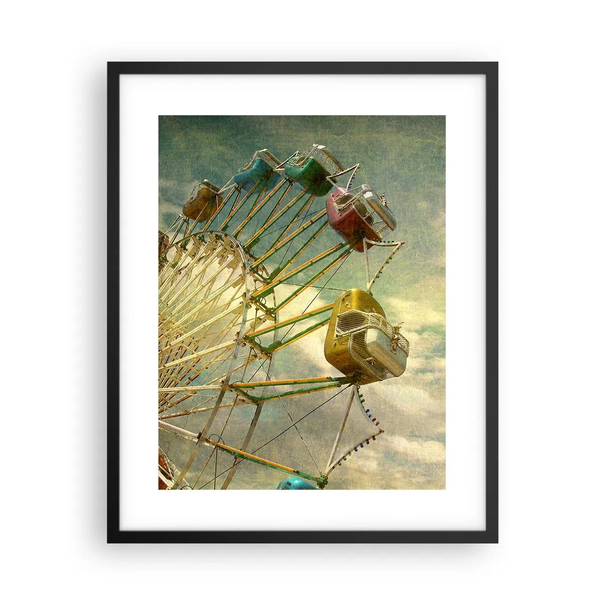 Plagát v čiernom ráme - Bude, bude zábava… - 40x50 cm