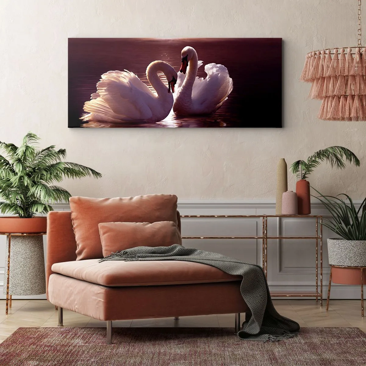 Obraz na plátne - Kým nás smrť nerozdelí - 120x50 cm