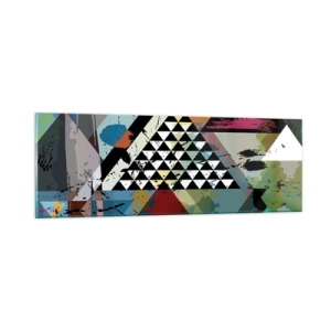 Obraz na skle - Aké je to jednoduché - 90x30 cm