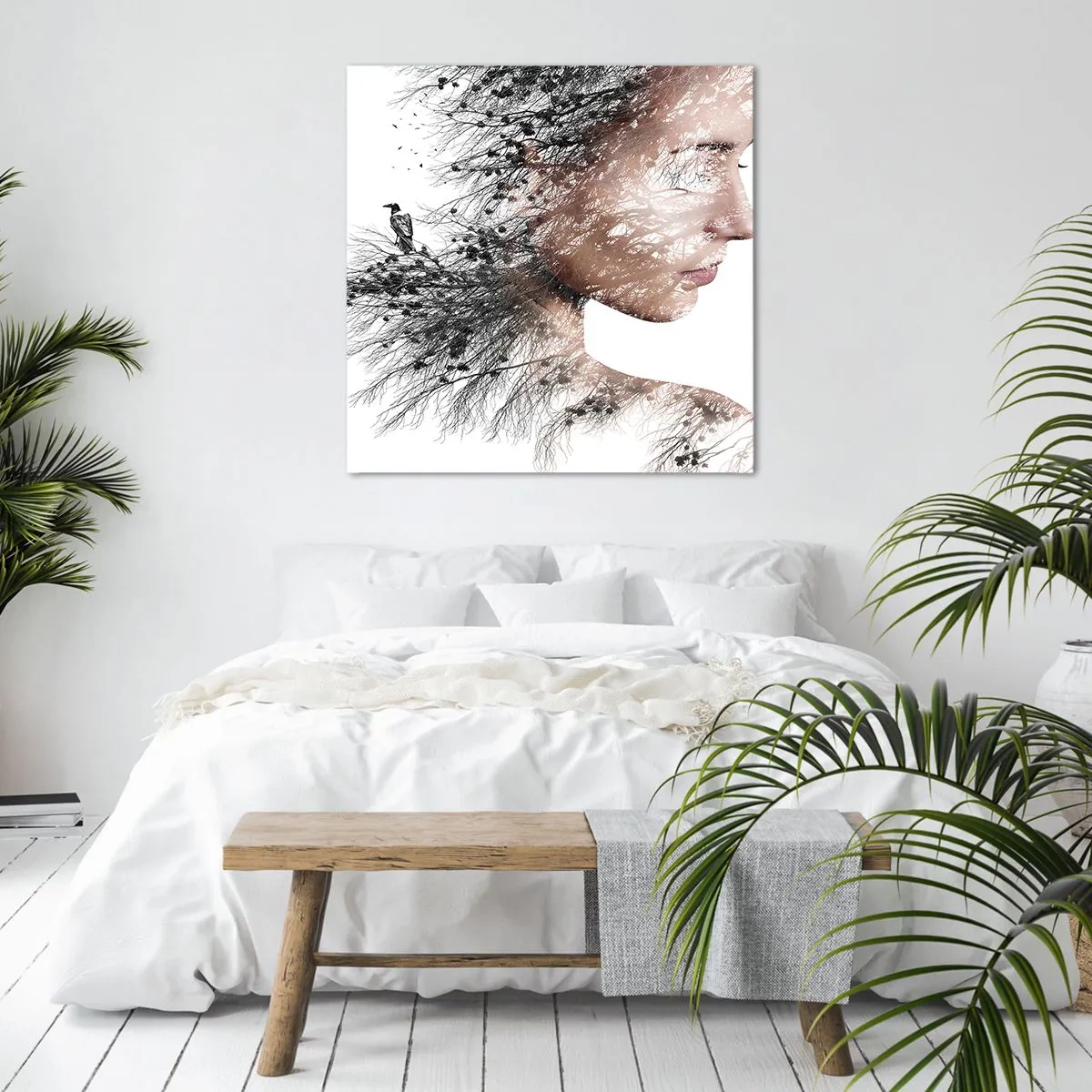 Obraz na plátne - Duch lesa - 60x60 cm