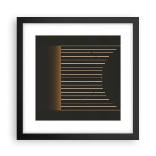 Plagát v čiernom ráme - Preskúmať temnotu - 30x30 cm