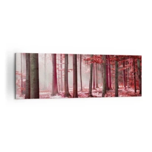 Obraz na plátne - Červená je rovnako krásna - 160x50 cm