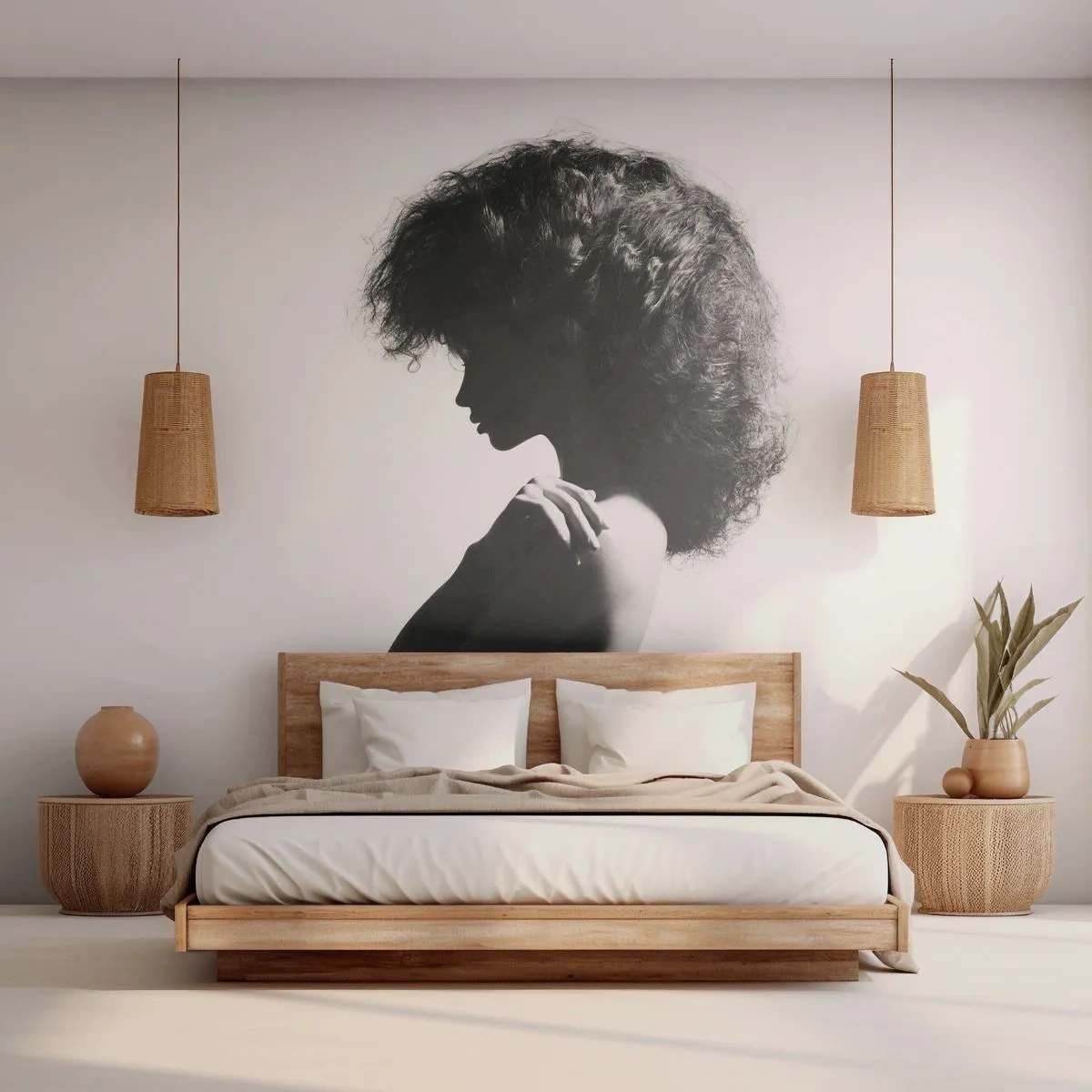 Fototapeta Premium Sand - Ako kvetina na štíhlej stonke - Žena, Telo, Model - 350x256 cm