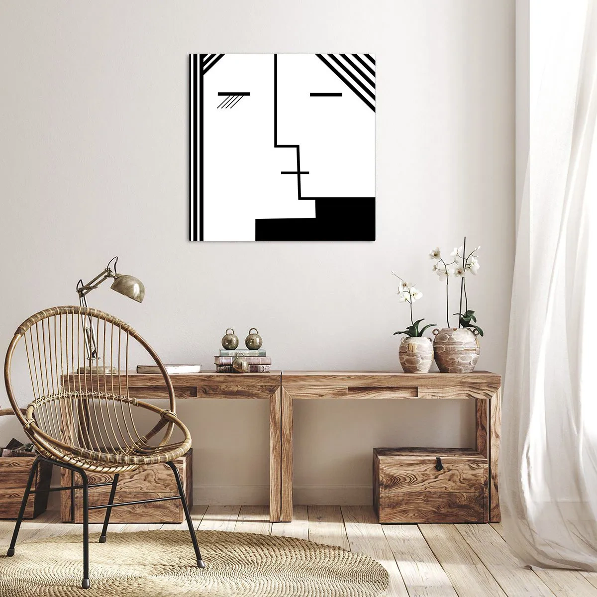 Obraz na plátne - Proste bozk - 50x50 cm