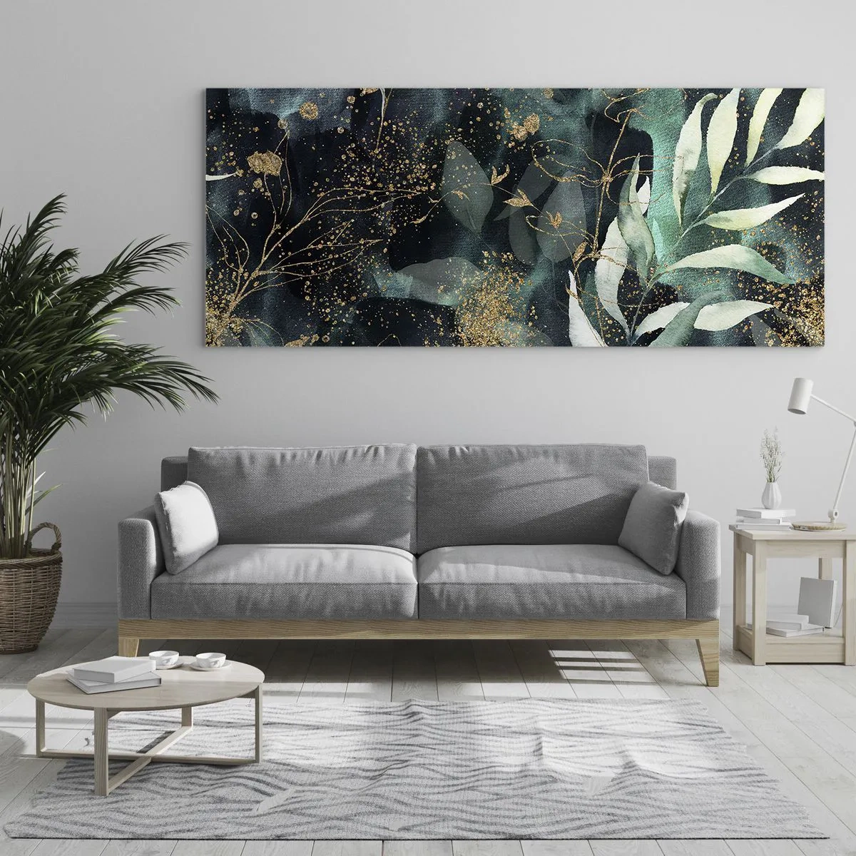 Obraz na skle - Kúzelná záhrada - 100x40 cm