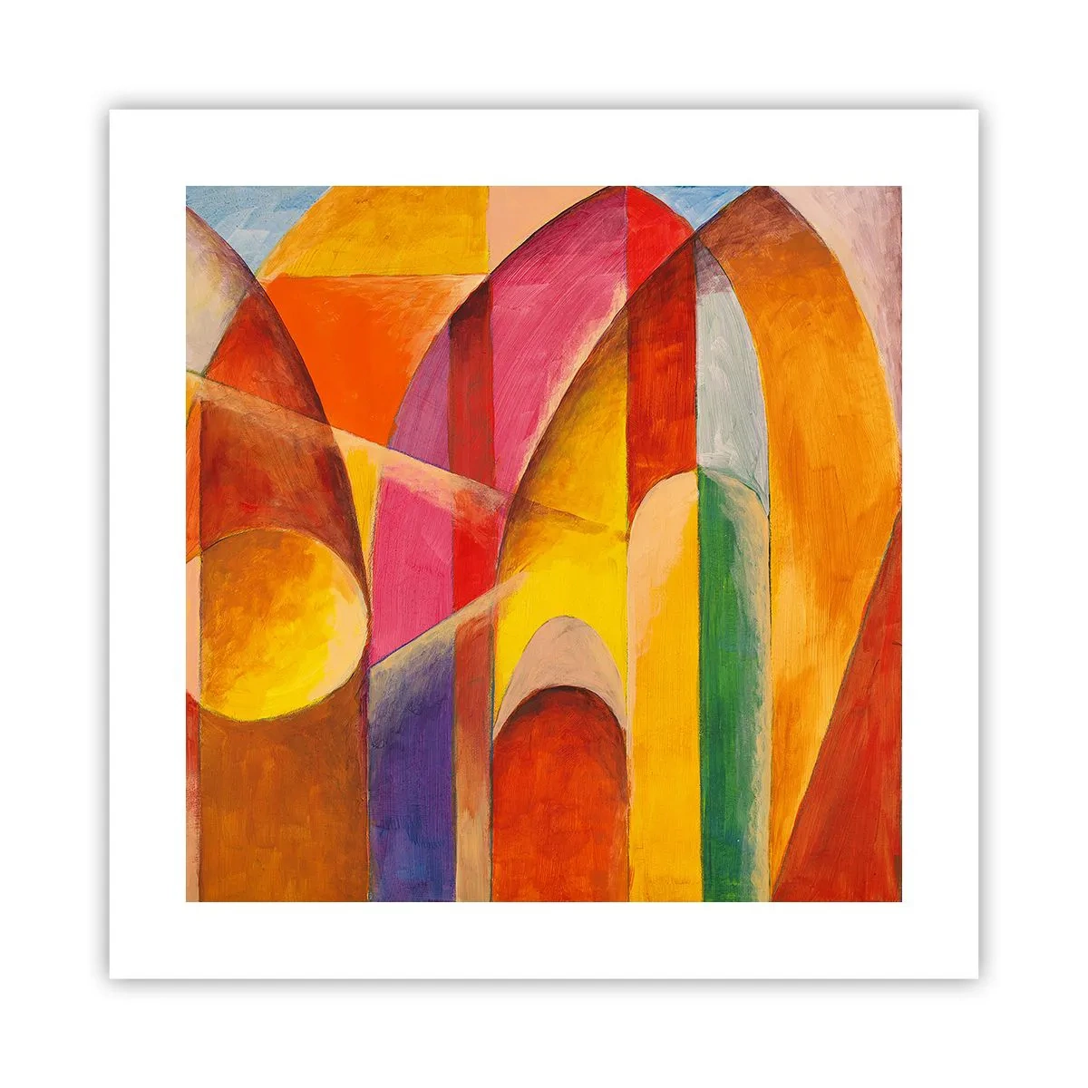 Plagát - Katedrála slnka - 40x40 cm