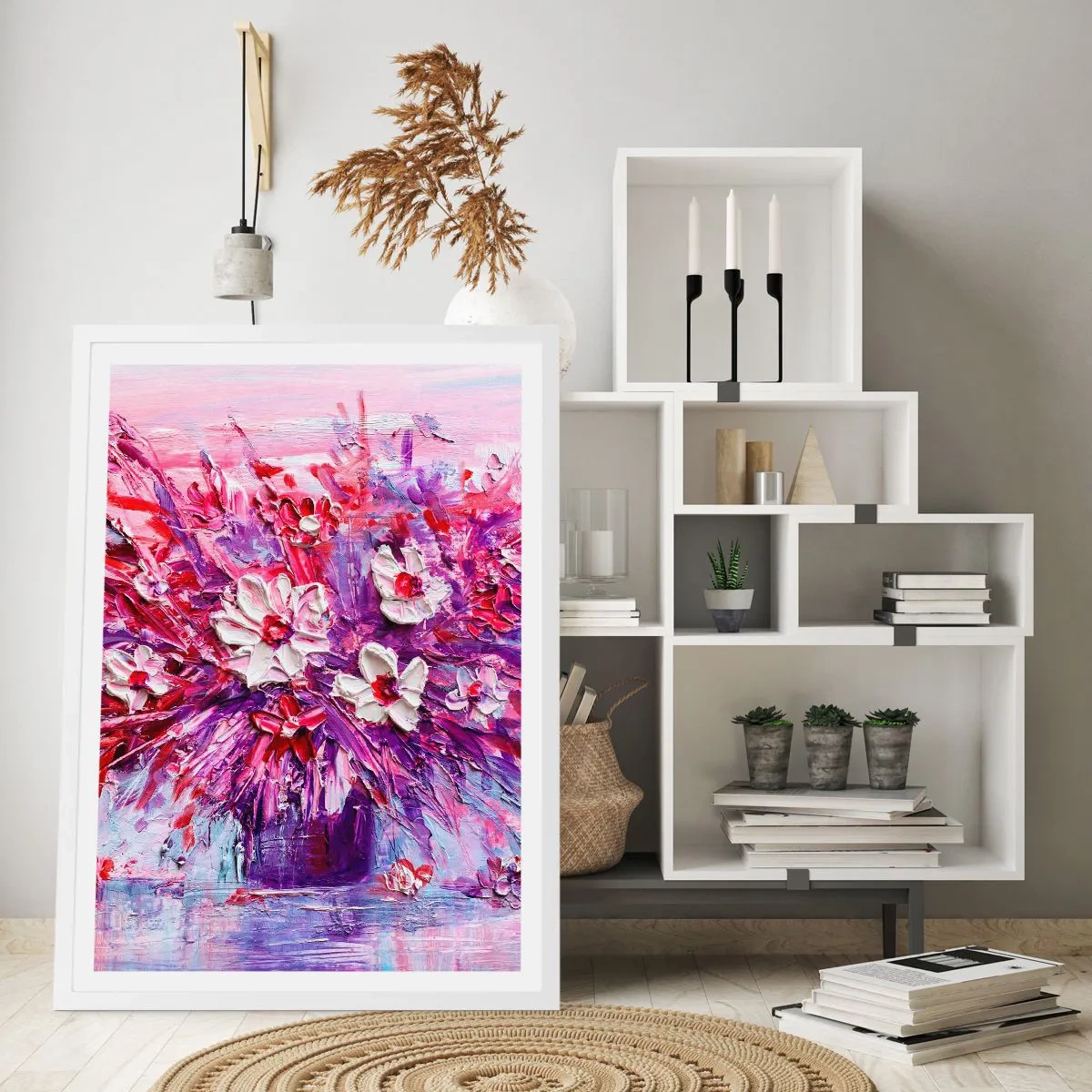 Plagát v bielom ráme - Nevinnosť a vášeň - 40x50 cm