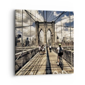 Obraz na plátne - Priamo do srdca mesta - 40x40 cm