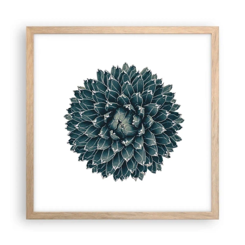 Plagát v ráme zo svetlého duba - Hviezda púšte - 40x40 cm