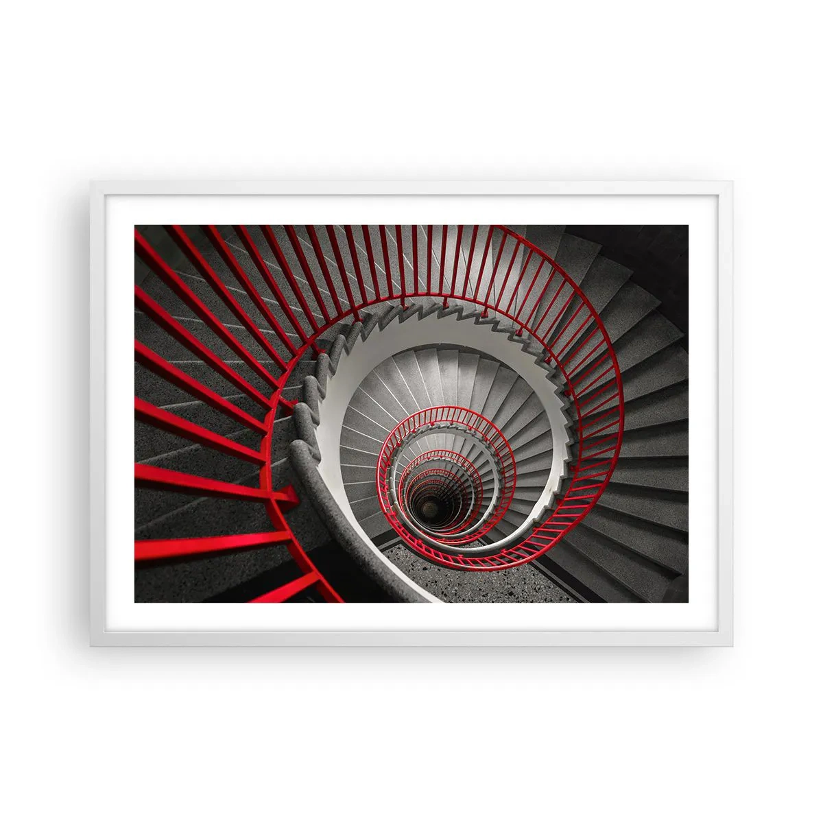 Plagát v bielom ráme - Architektonické hry - 70x50 cm