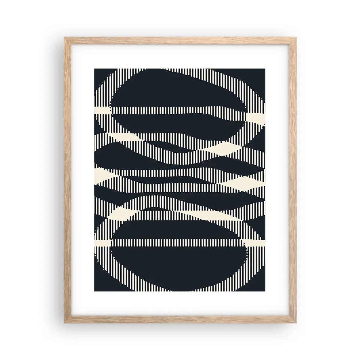 Plagát v ráme zo svetlého duba - Pokus o prelomenie temnoty - 40x50 cm