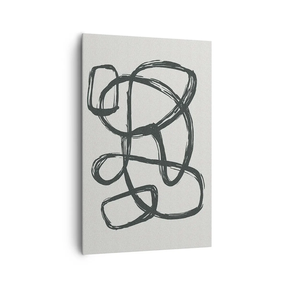 Obraz na plátne - Abstrakcie v slučke - 80x120 cm