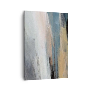 Obraz na plátne - Abstrakcia: severná krajina - 50x70 cm