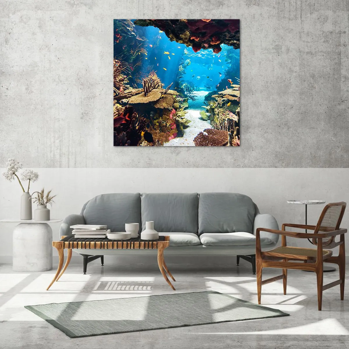 Obraz na skle - Ani vo sne ťa to nenapadlo - 50x50 cm