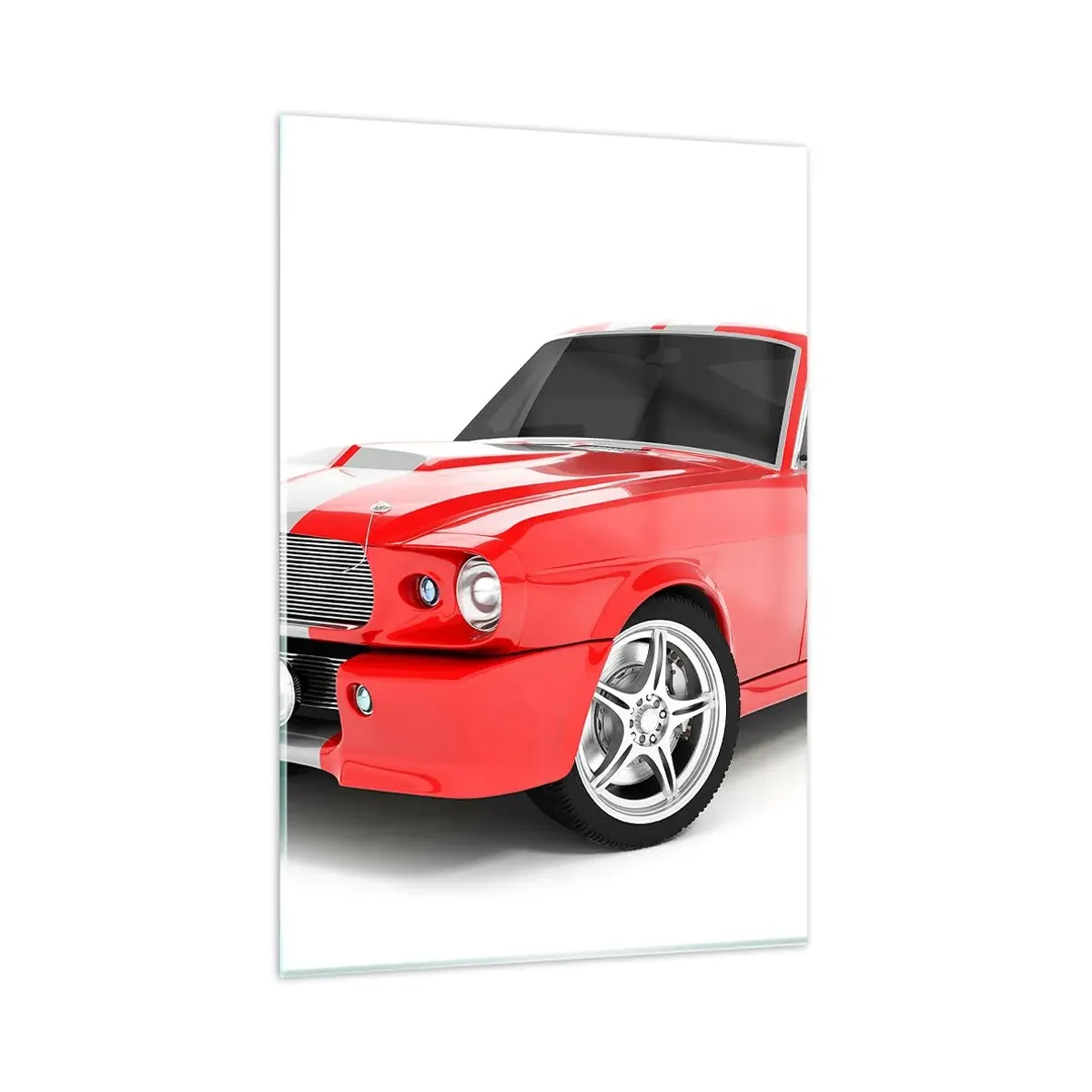 Obraz na skle - Mustang rýchly ako vietor - 80x120 cm