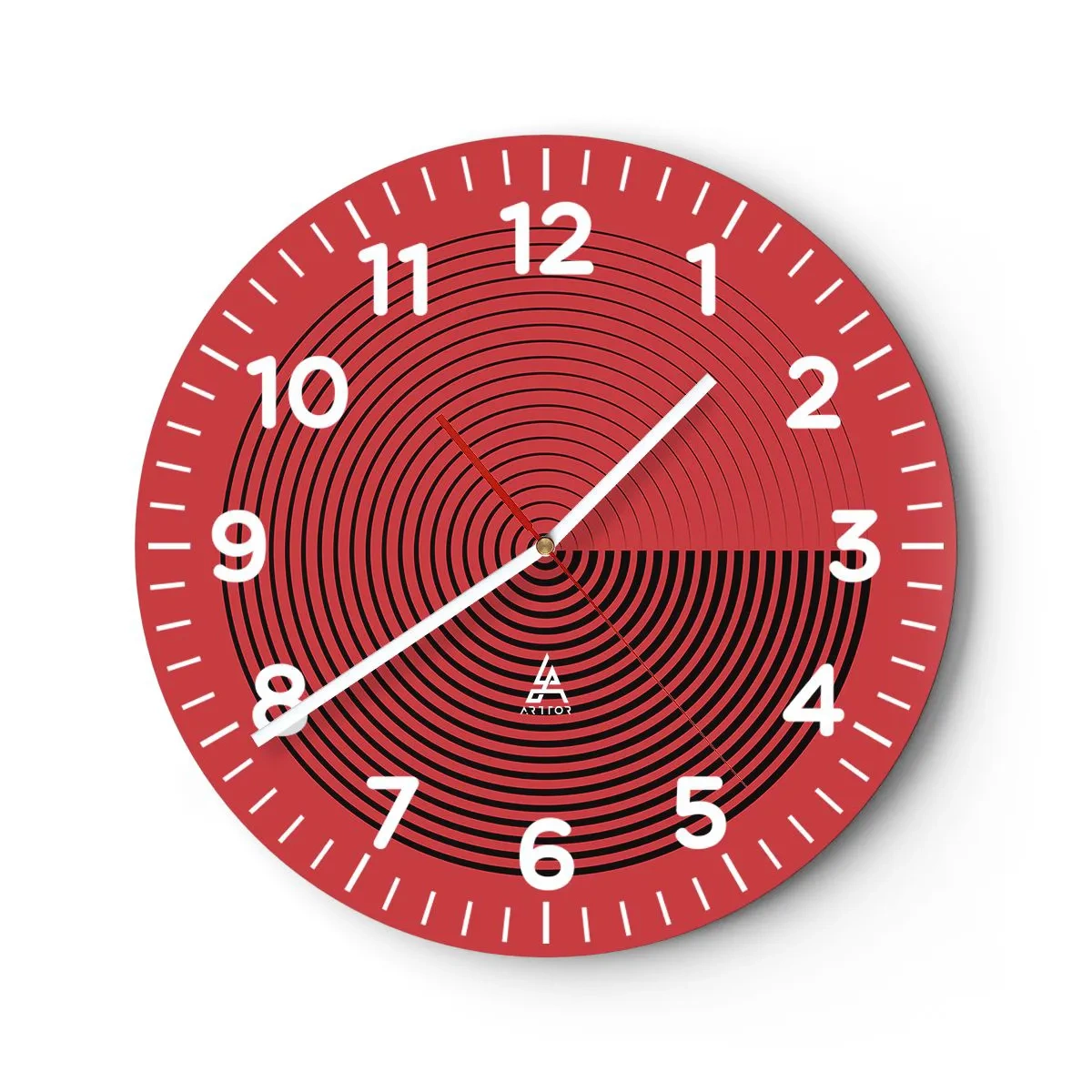 Nástenné hodiny - Kruhový pohyb - 40x40 cm