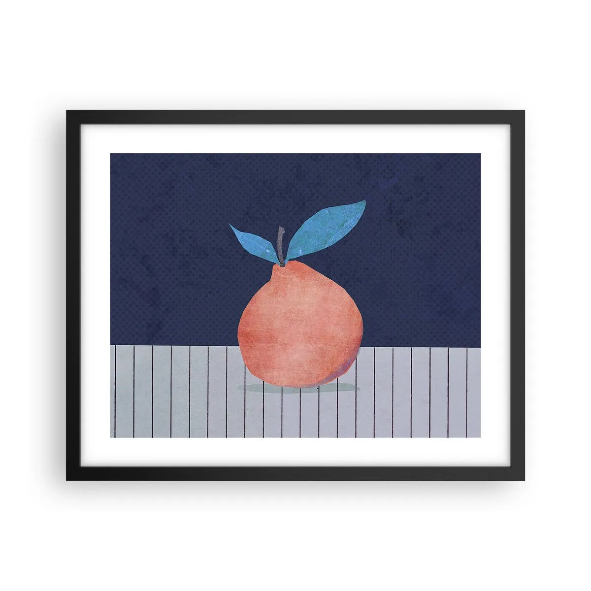 Plagát v čiernom ráme - Konvexita a rovina - 50x40 cm
