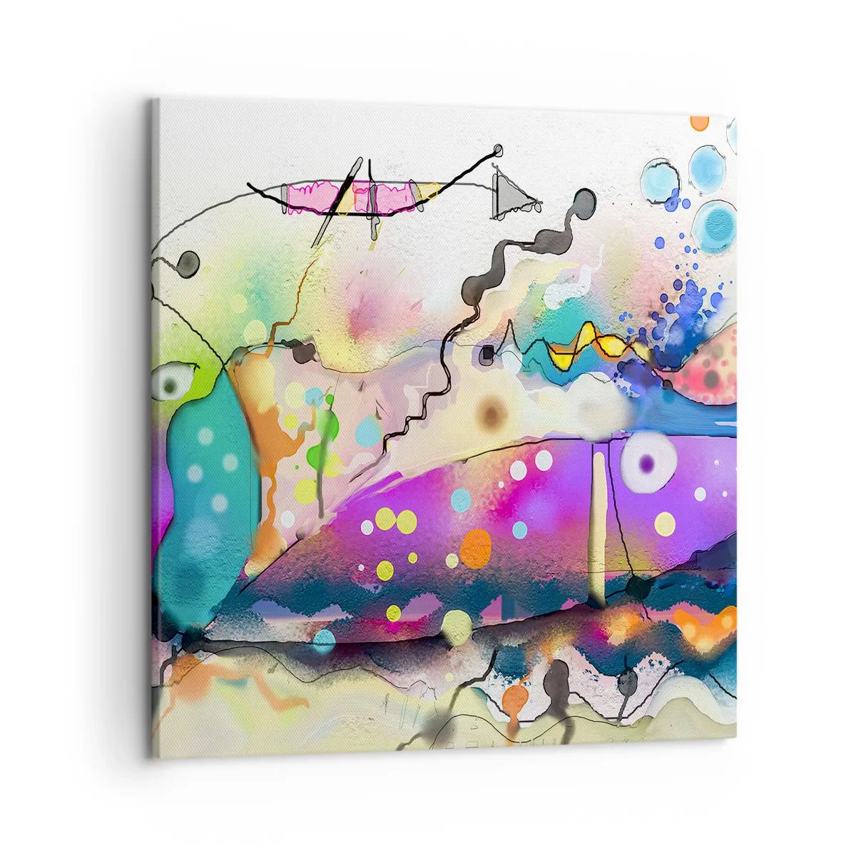 Obraz na plátne - Niet slov! - 50x50 cm