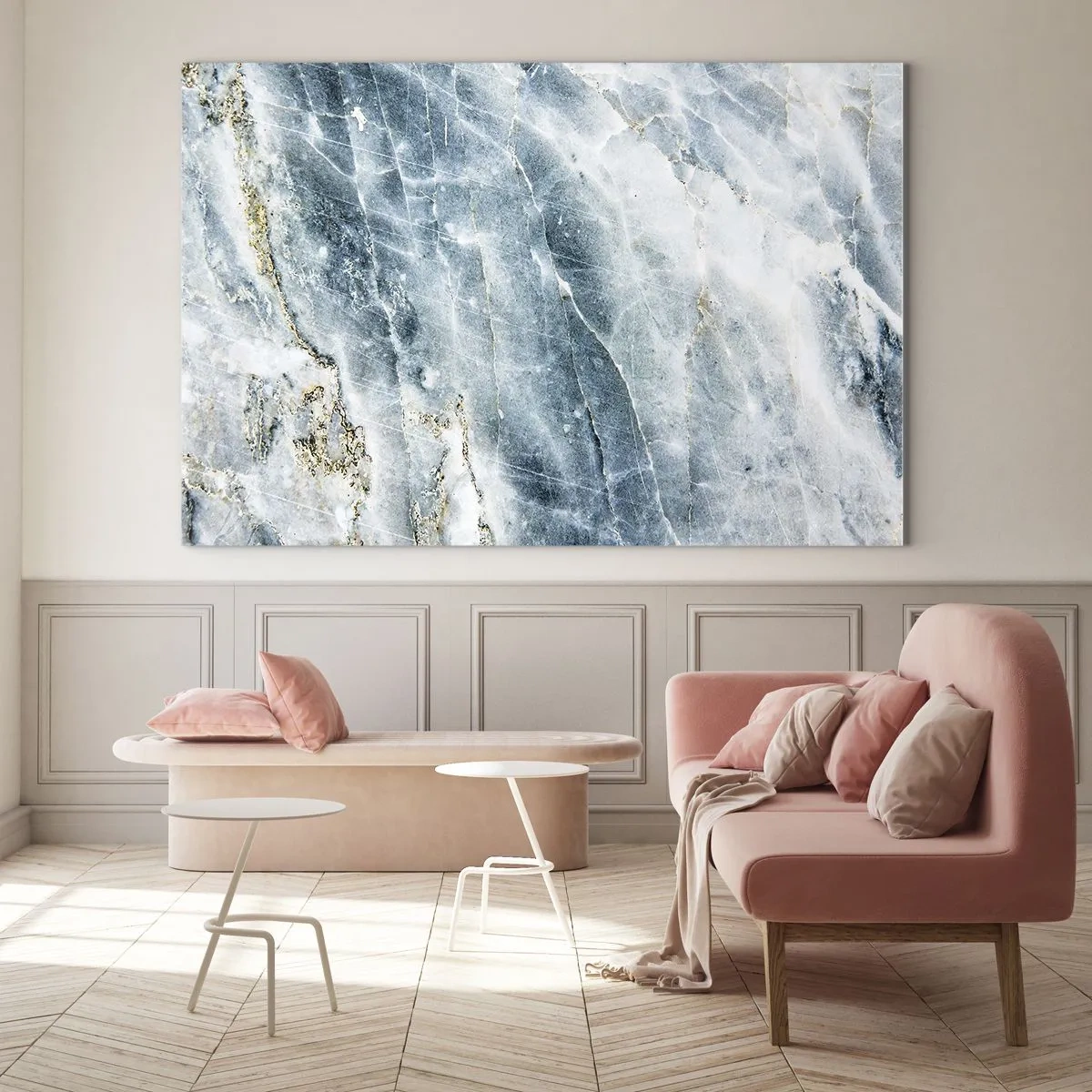 Obraz na skle - Ľadový svet - 120x80 cm