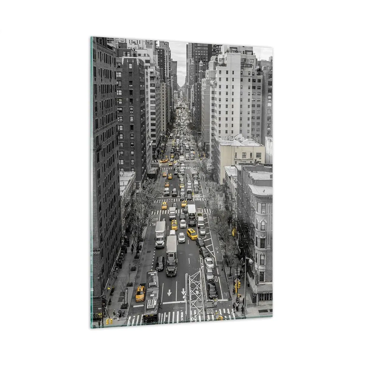 Obraz na skle - Život New Yorku - 50x70 cm
