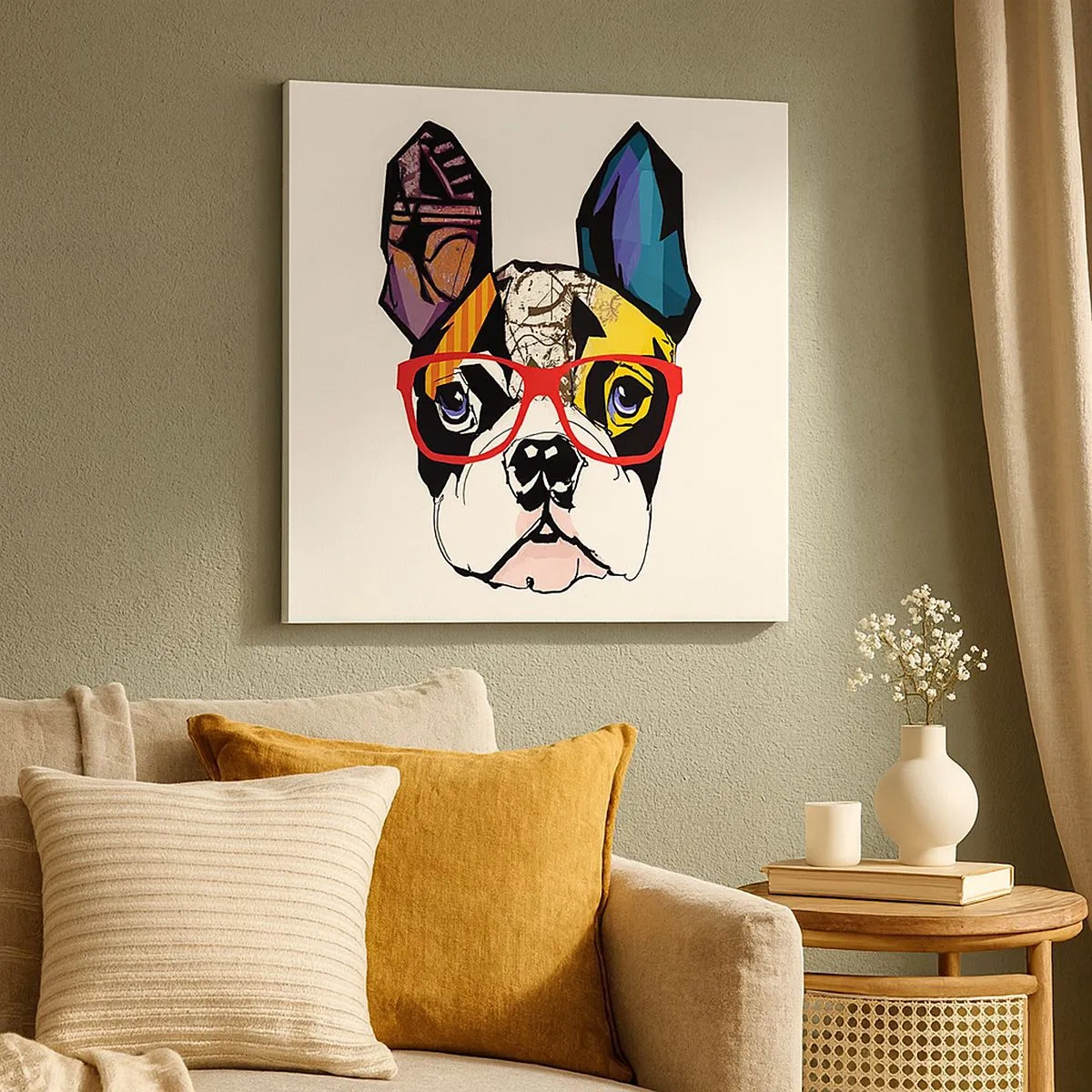 Obraz na plátne - Intelektuál - 30x30 cm