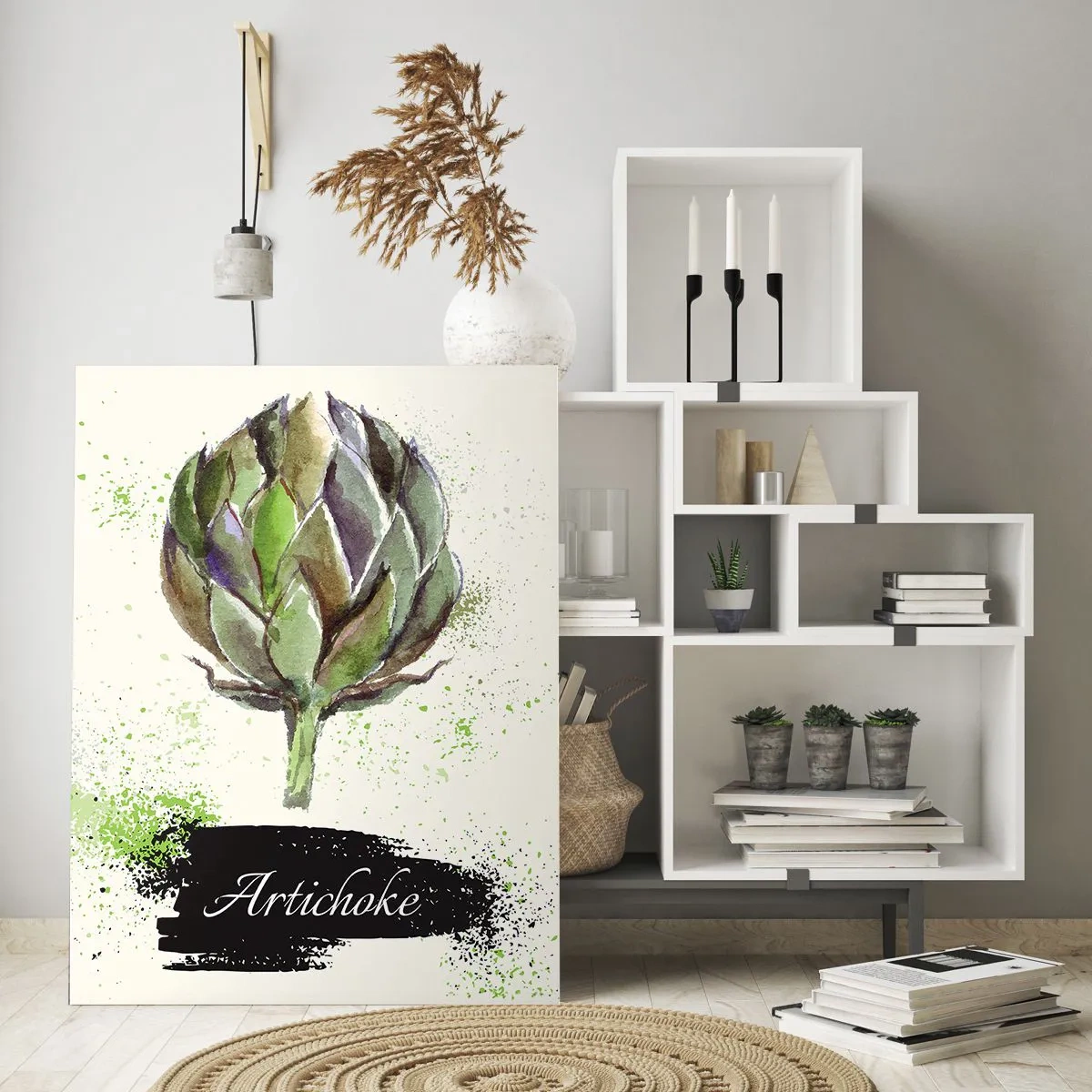 Obraz na skle - Nech žije zelenina! - 80x120 cm