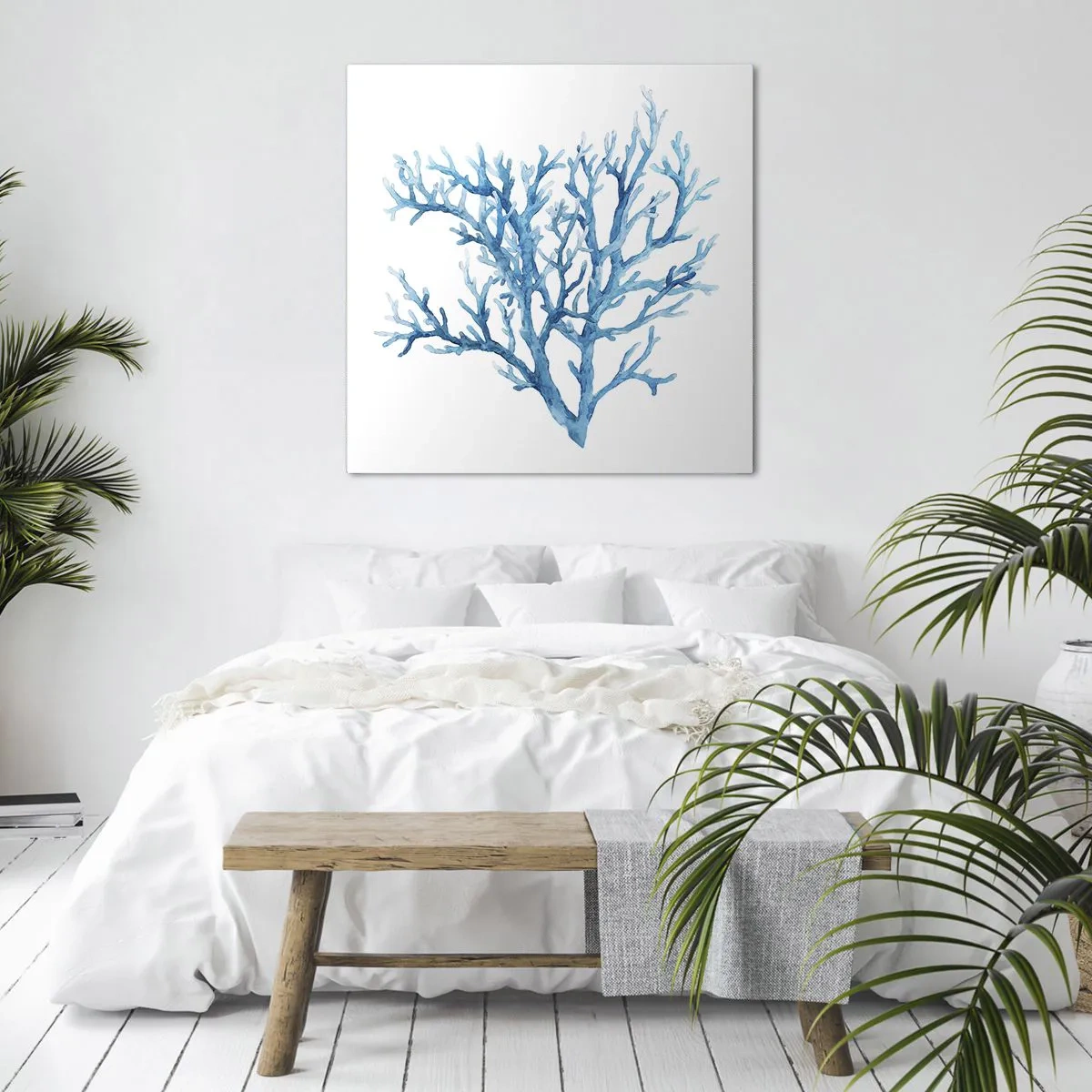 Obraz na plátne - Morský filigrán - 60x60 cm