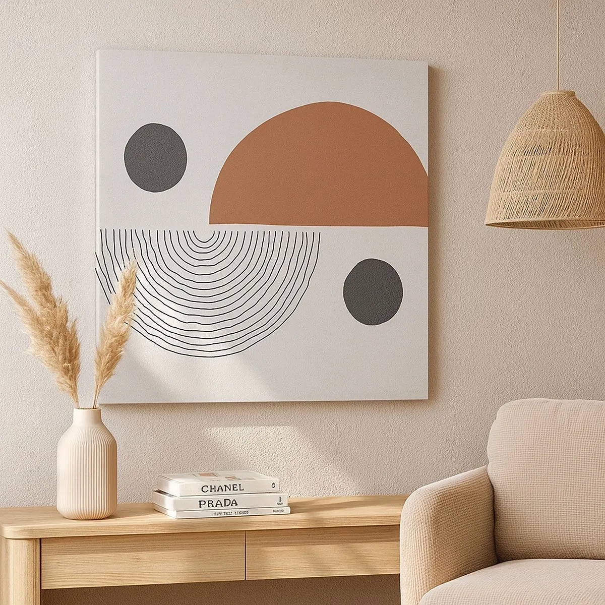 Obraz na plátne - Dokonalosť kruhu - 30x30 cm